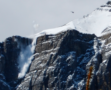 Rundle Mountain bombing by helicopter, Canmore