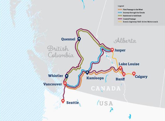 Rocky Mountaineer Route Map Canadian Rockies Blog | News And Train Travel Specials In The Canadian  Rockies And Western Canada.