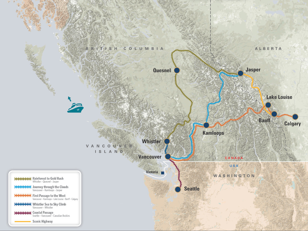 Rocky Mountaineer Train Vacations in the Canadian Rockies & Western